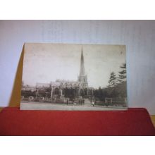 PARISH CHURCH, TROWBRIDGE, WILTSHIRE used antique postcard by W Dotesio =