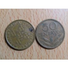 Portugal 1973 50 Centavos Coin