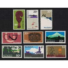 New Zealand Geothermal power Maori Tattooinitives 9v 1970 Def SG#926-934