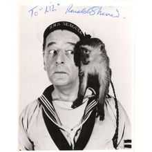 Ronald Shiner Comedian The Navy Lark Antique Hand Signed Photo