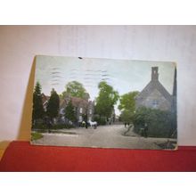 THE CORNER CHAPEL, BROMPTON, STAFFORDSHIRE used antique postcard 1929 pm =