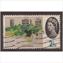 Great Britain 1964 Geographical 2½d Phosphor Used SG 651p Sc 410p postage stamp