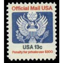 O129 13c Eagle Fine MNH G0600