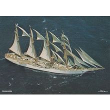 Esmerelda Chilean Naval Training Ship at New York for 1976 Operation Postcard