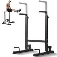Dip Bar, 500 lbs Capacity, Heave Duty Dip Stand Station with Adjustable Heig...