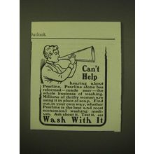1902 Pearline Soap Ad - Can't Help hearing about Pearline