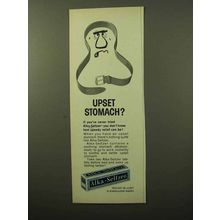 1964 Alka-Seltzer Ad - Upset Stomach?