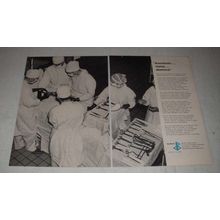 1966 De Beers Diamonds Ad - Anesthetic... Clamp... Diamond