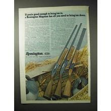 1976 Remington Shotgun Ad - Autoloader, Over-and-Under