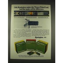 1976 Remington Shotgun Shells Ad - Power Piston Wad