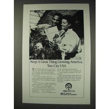 1991 National Arbor Day Foundation Ad - Great Growing