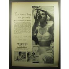 1951 Warner's 3-Way-Sized Foundations and Bras Ad - There's something lovely
