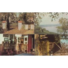 The Polenovo Museum Russia Library etc 4x 1970s Postcard s