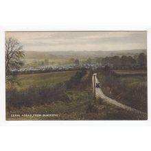 Cerne Abbas from Blackhill Postcard Dorset