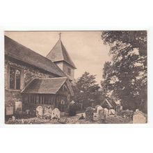 Church and Old Porch Farnborough Postcard Hampshire 60057