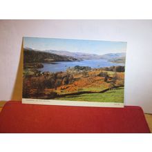 WINDERMERE LAKE from BRANTFELL, CUMBRIA unused vintage postcard by Jarrold =