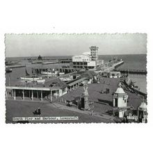 Lowestoft, South Pier And Harbour, Postcard.