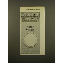 1961 Richard Ginori Aosta China Advertisement - Discover China