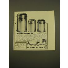 1961 Bazar Francais Copper Shakers Advertisement