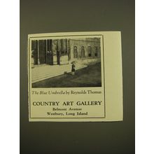 1961 Country Art Gallery Advertisement - The Blue Umbrella by Reynolds Thomas