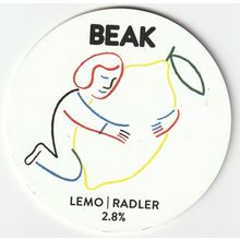 UNUSED KEG CLIP FRONT - BEAK BREWERY - LEMO/RADLER