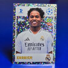 1st STICKER TOPPS UEFA CHAMPIONS LEAGUE 2024-25 ENDRICK #243 REAL MADRID