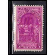 854 3c Washington Inauguration Just Clears MNH O6150