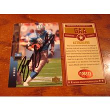 1994 Upper Deck, Autograph Card w/COA, BARRY SANDERS, Lions