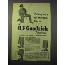 1951 B.F. Goodrich Boot Ad - Litentuf, Anklefit