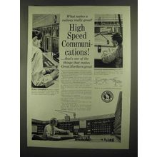 1965 Great Northern Railway Ad - Communications