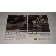 1967 The Home Insurance Company Ad - Follow Leader
