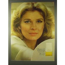 1978 CIE Perfume Ad - Candice Bergen - Things I Love