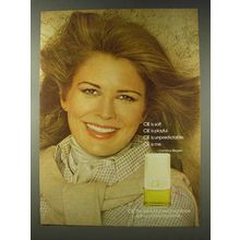 1978 CIE Perfume Ad - Candice Bergen