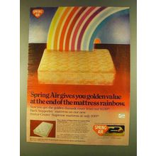 1980 Spring Air Mattress Ad - Gives You Golden Value