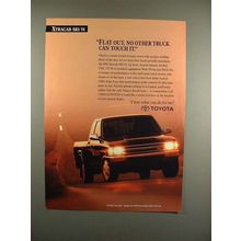 1991 Toyota Xtracab SR5 V6 Truck Ad - Flat Out!