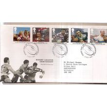 RUGBY LEAGUE . 1995 official UK FDC. first day cover Huddersfield postmark