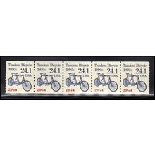 2266 24.1c Tandem Bicycle Very Fine MNH Dry Gum PNC 1/5 X1336