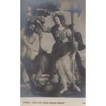 Firenze Minotaur Italian Italy Painting Postcard
