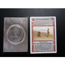 Star Wars 1995 Premiere Decipher CCG W/B Card How Did We Get Into This Mess LS