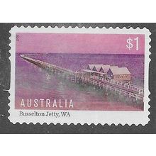 AUS 2017 $1.00 (S/A) ' JETTYS - BUSSELTON JETTY' FINE USED (EBID78-285a)