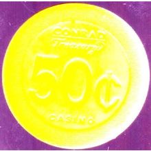 Australia Token Gambling Chip Conrad 50c