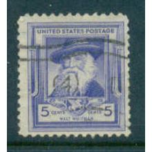 Used 867 5c Walt Whitman Fine NA1591