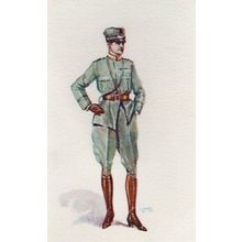Rome Military Italian Soldier Cross Dressed Uniform Comic Old Postcard