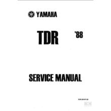 YAMAHA TDR250 SERVICE MANUAL 1988 MOTORCYCLE 338 PAGES IN ENGLISH