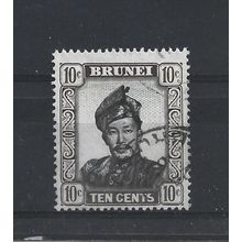 Brunei.SG106 10c Sultan Omar Ali Saifuddin.Fine Used.Aug25k