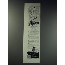 1963 Knowlton Brothers Paper Ad - flexible component in technology of Change