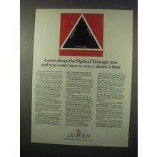 1981 Leupold Scopes Ad - The Optical Triangle