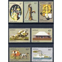 AUSTRALIA 1972 Pioneer Life Set of 7 Stamps (SG523-529) MNH