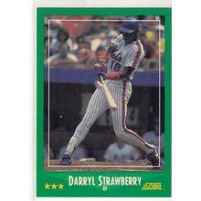 1988 Score Darryl Strawberry baseball card #360