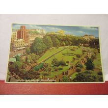 CENTRAL GARDENS, BOURNEMOUTH vintage used postcard by J. Authur Dixon 1954 pm /